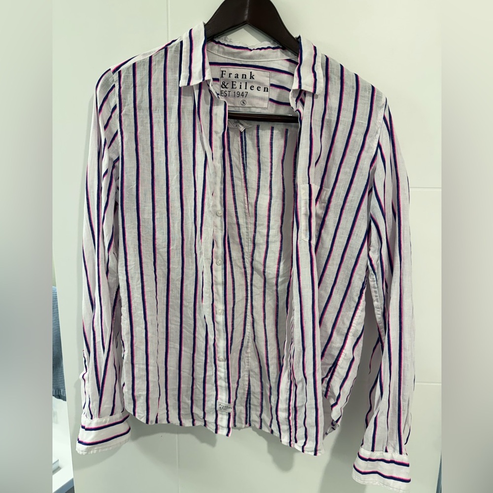 Frank & Eileen Barry Linen Blouse